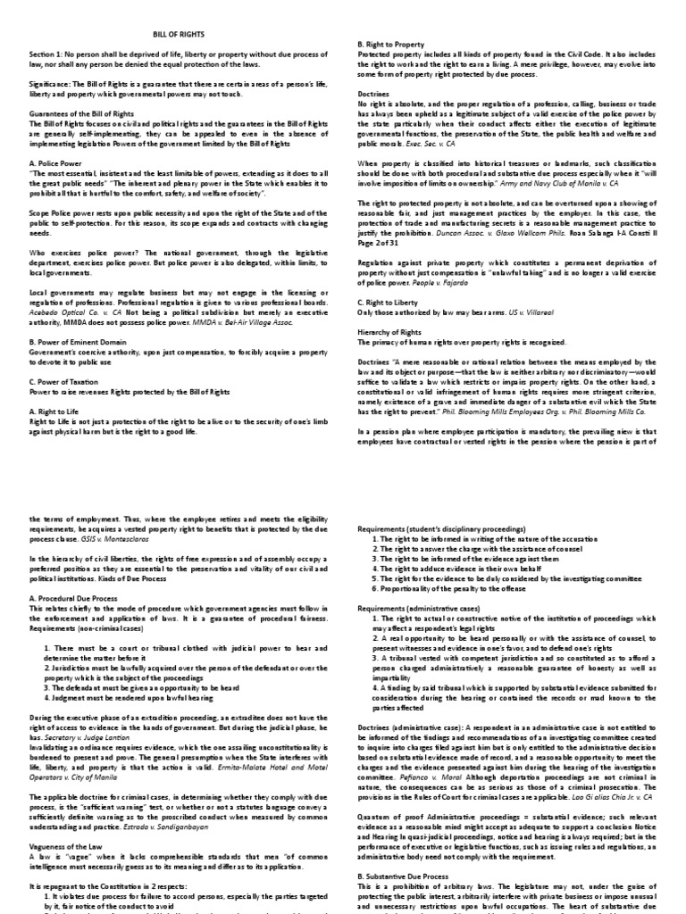 Bill of Rights | PDF | Search And Seizure | Search Warrant