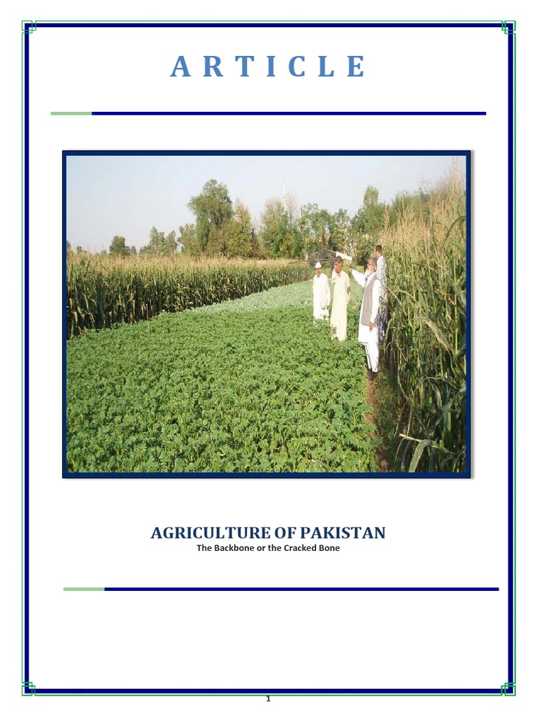 Agriculture of Pakistan | PDF | Economic Growth | Livestock