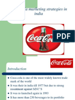 Coca-Cola Marketing Strategies in India