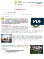 Rapport D'activité OMS 2012