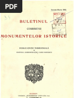 Buletinul Comisiunii Monumentelor Istorice, Anul 1912, IX