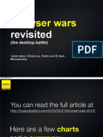 Browser War SlideBrowser Wars Revisited