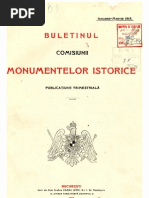 Buletinul Comisiunii Monumentelor Istorice, Anul 1915, VIII