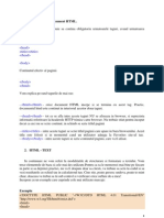 Curs 1 - Structura Unui Document HTML