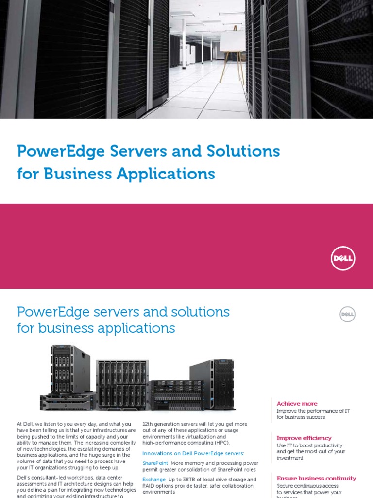 Dell PowerEdge R820 Power Efficiency | PDF | Supercomputer | Share Point