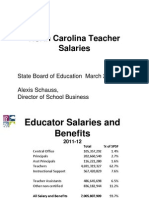 NC Teacher Pay Update