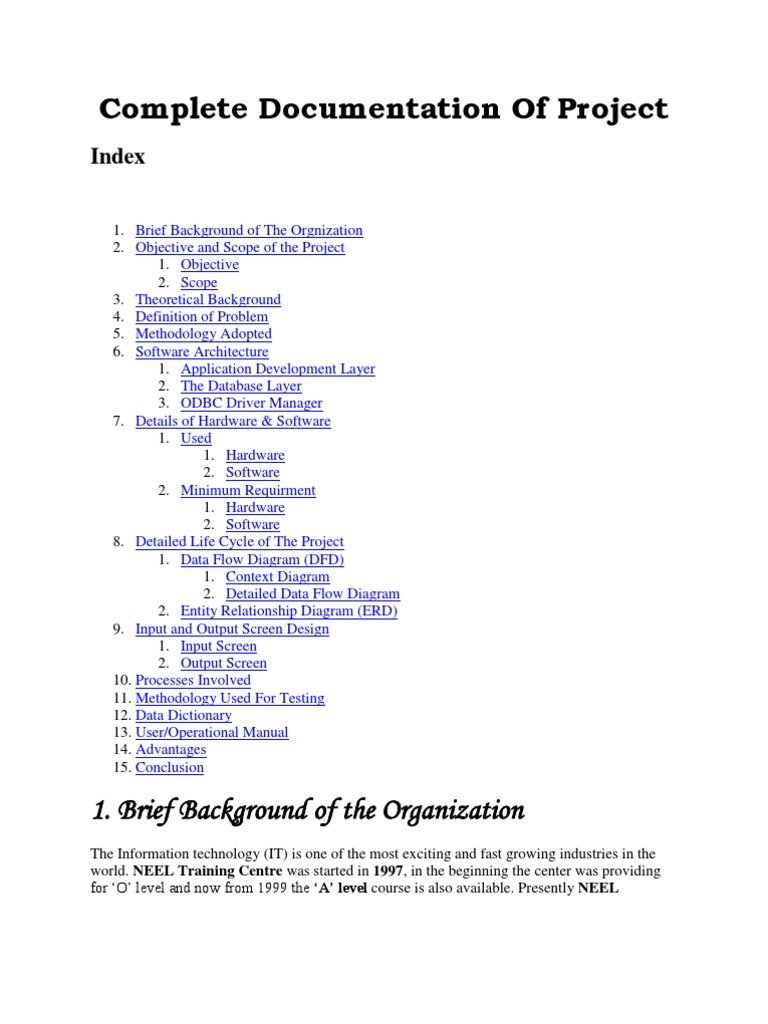 Project Documentation for Electronic Shop Software | PDF | Software ...
