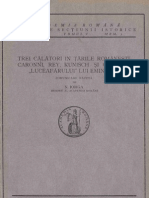 N. Iorga - Trei Calatori in Tarile Romane (Caromni, Rey, Kunisch) (1925)