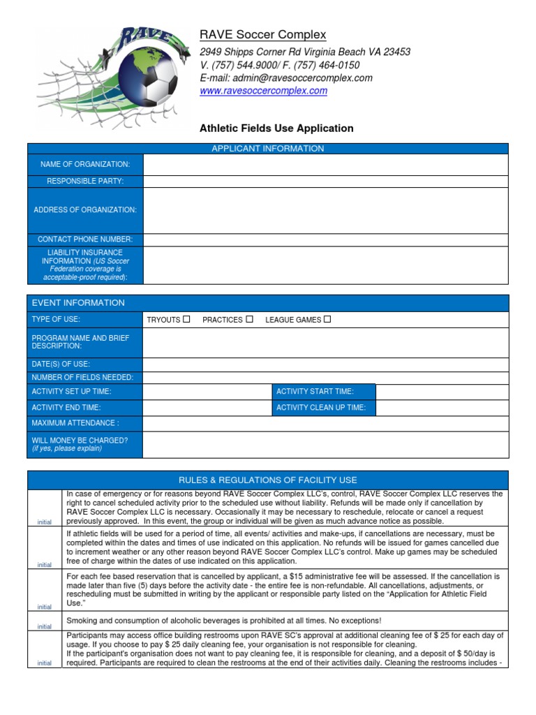 Rave SC Usage Application | PDF | Indemnity | Limited Liability Company