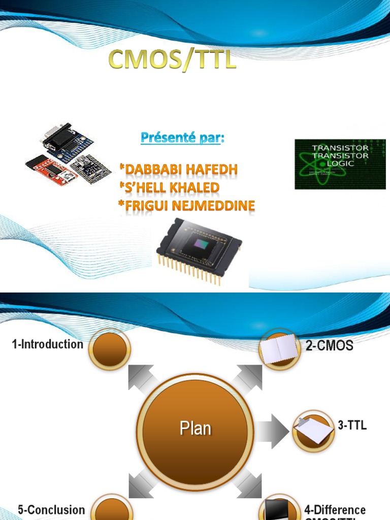 Comparaison des technologies CMOS et TTL | PDF | Fonction logique | CMOS