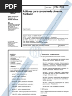 NBR 11768 - 1992 - Aditivos para Concreto de Cimento Portland PDF