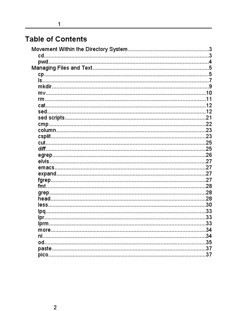 Commands PDF | PDF | Computer File | Operating System Technology