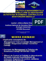 Asigurarea Calitatii Managementul in Laboratoare Chim Liliana Cruceru ECOIND