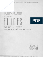 Revue des etudes sud-est europeenes, 01-08 (1963-1970)