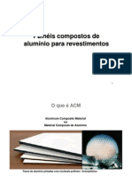 AUT190 - Painéis compostos de alumínio para revestimentos (ACM)