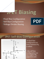 Fixed Bias Configuration Self Bias Configuration Voltage Divider Biasing