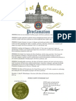 World Down Syndrome Day proclamation in Colorado