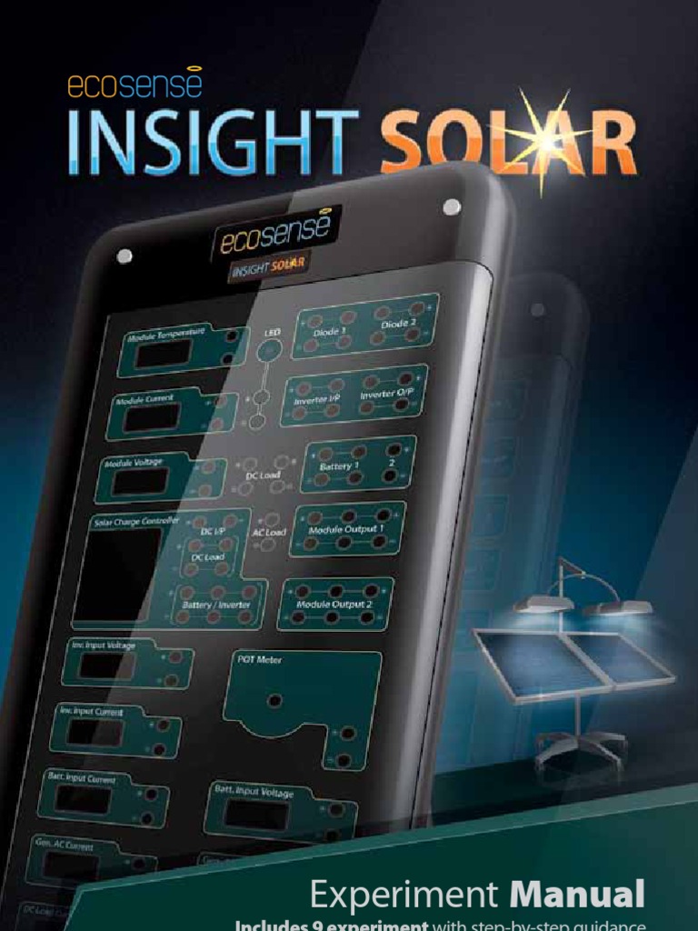 Experiment Manual 14thnov2011 | PDF | Power Inverter | Photovoltaic System