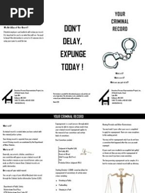 Your Criminal Record 2013