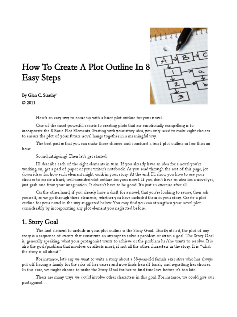 How To Create A Plot Outline in 8 Easy Steps | PDF | Language Arts ...