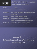 UNIT-3 Data Mining Primitives, Languages, and System Architectures