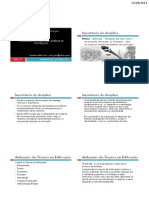 Importância Da Disciplina: RELITEC - Curso Técnico em Edificações