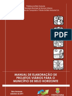 Manual de Elaboracao de Projetos Viarios para o Municipio de BH - Publicação 17-11-11