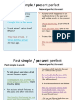 Past Simple Present Perfect