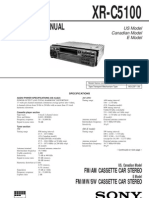 Service Manual: Fm/Am Cassette Car Stereo FM/MW/SW Cassette Car Stereo