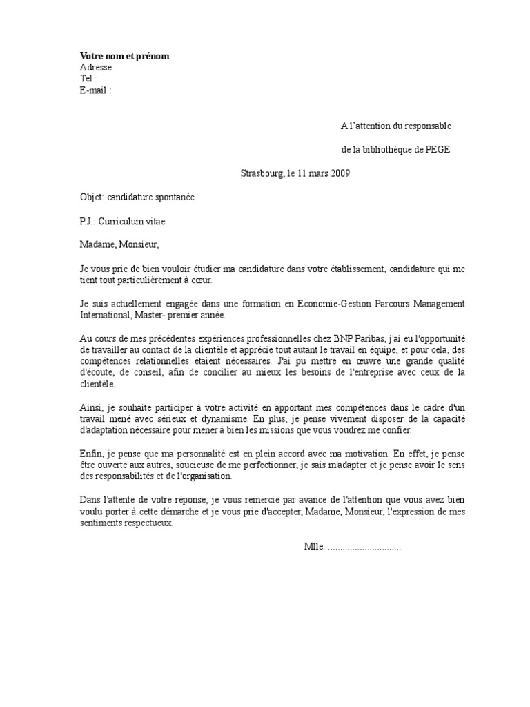 Lettre De Motivation Master 2 Carrieres Judiciaires - Ini 