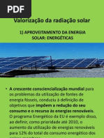 13.Valorização da radiação solar