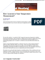 How Accurate Is Your Temperature Measurement