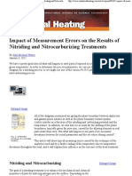 Impact of Measurement Errors On The Results of Nitriding and Nitrocarburizing