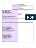 Event Planning Template