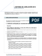 Reforma Jubilacion 2013 - Real Decreto-Ley 5-2013