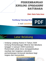 Upgrading Batubara