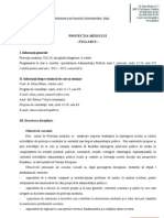 Syllabus Protectia Mediului E. Minea 2011