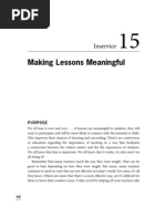 Download Making Lessons Meaningful excerpt from The Ten-Minute Inservice by Jossey-Bass Education SN131877300 doc pdf