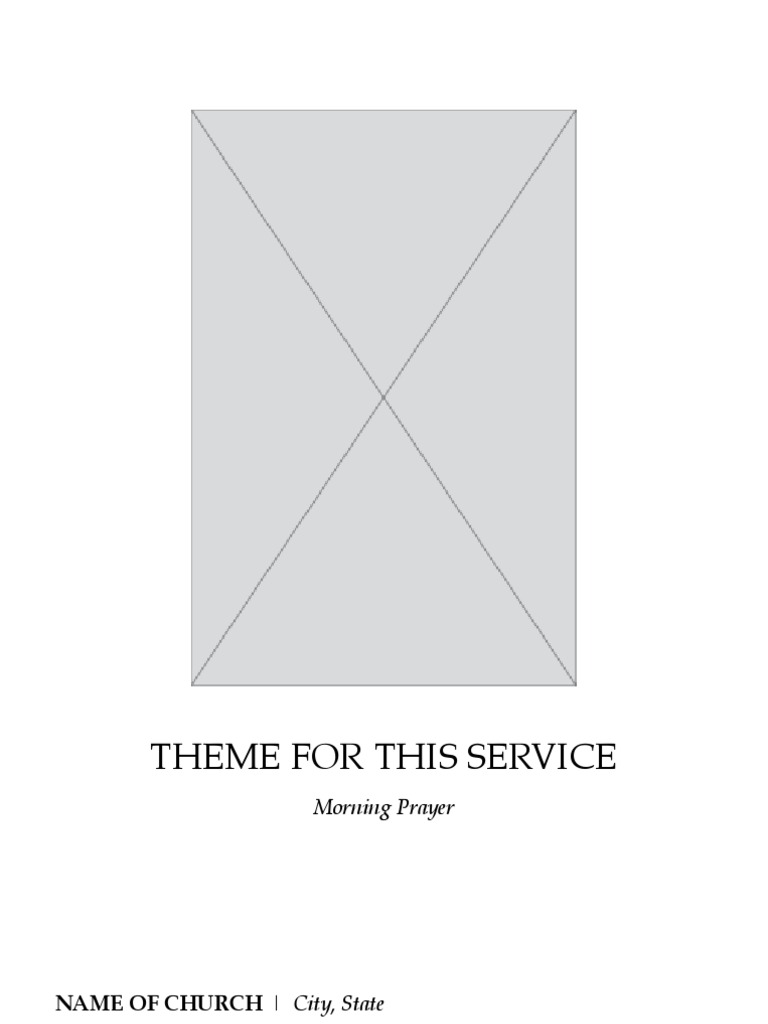 Classic Morning Prayer Pdf Worship Prayer
