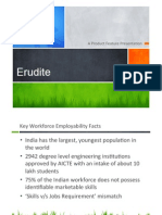 Erudite: A Product Feature Presenta/on