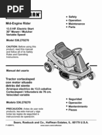 Yard Machines Lawn Tractor Owners Manual | Internal Combustion Engine