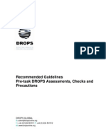 DROPS Pre-Task Checklists Issue 01