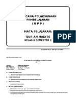 RPP Qur'an Hadits