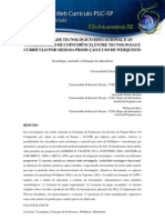 A mobilidade tecnológico-educacional e as possibilidades de coincidência entre tecnoloigas e currículo por meio da produção de WebQuests