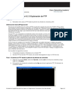 Práctica de Laboratorio 6.2.3 Exploración de FTP