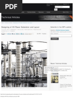 Designing of HV Power Substation and Layout - EEP