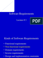 Software Requirements: Lecture # 3
