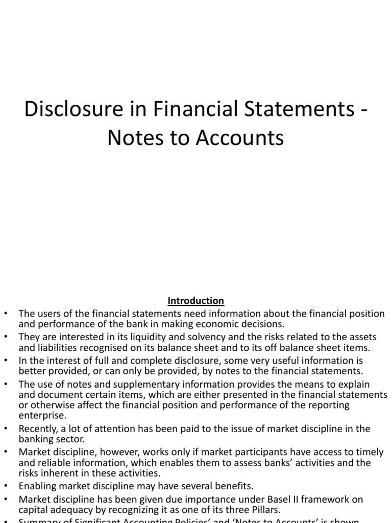 financial statements dissertation