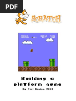 Building a platform game with Scratch 