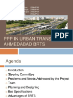 PPP in Urban Transport - Ahmedabad BRTS